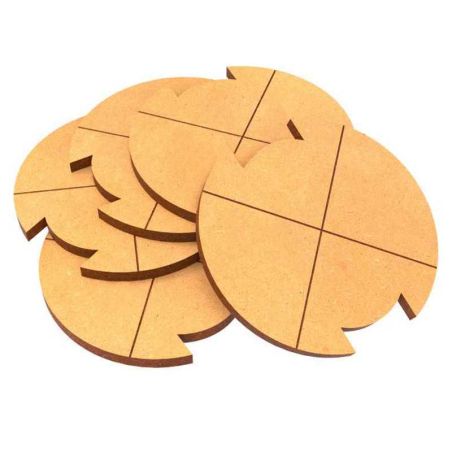 Socles ROND 50 mm en MDF (Legion)
