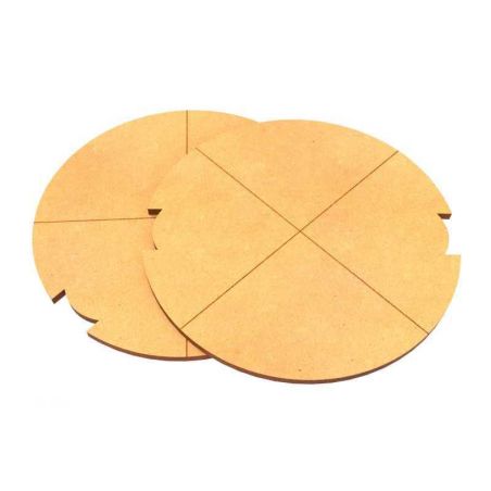 Socles ROND 100 mm en MDF (Legion)