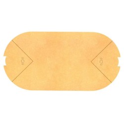 Socles OVALES 100x200 mm en MDF (Legion)