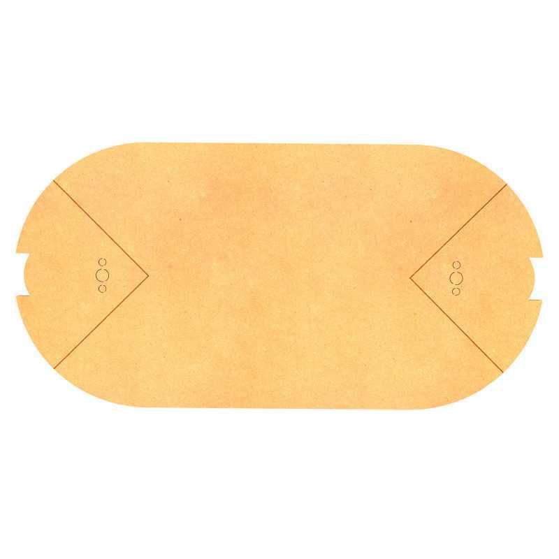 Socles OVALES 100x200 mm en MDF (Legion)
