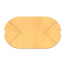 Socles OVALES 100x175 mm en MDF (Legion)
