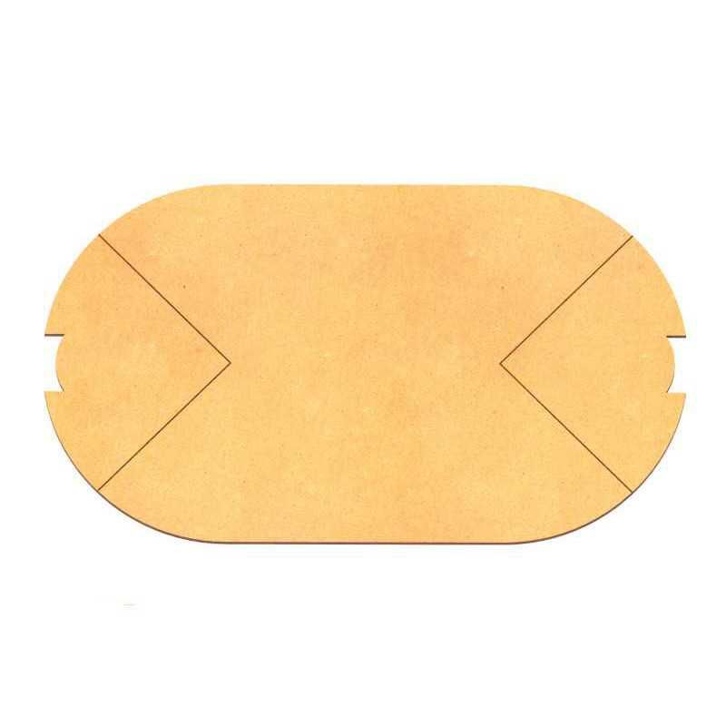 Socles OVALES 100x175 mm en MDF (Legion)
