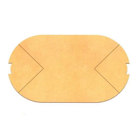 Socles OVALES 100x175 mm en MDF (Legion)