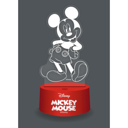 MICKEY - 3D Lamp RGB with Remote 