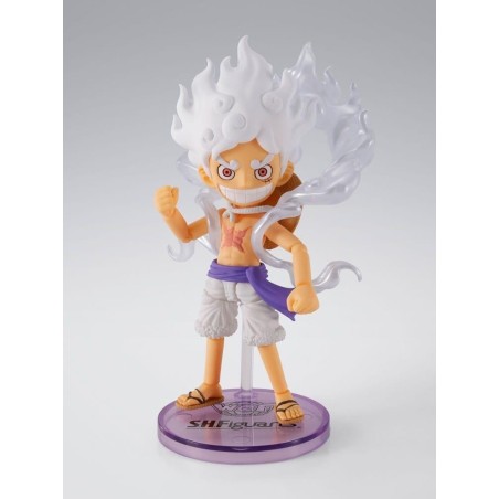 ONE PIECE - Luffy Gear 5 - Figurine WCF X S.H. Figuarts 8cm 