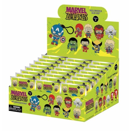 MARVEL ZOMBIES - Series 2 - 3D Foam Bag Clip (Display 24 Pcs) 