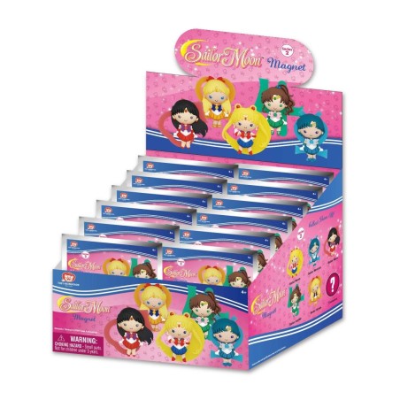 SAILOR MOON -Series 2 - 3D Foam Magnets in blind bags (Display 12 Pcs) 