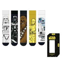 STAR WARS - 5 Pairs socks Pack (UK Size 5-10,5) 