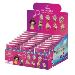SNOW WHITE - Series 66 - 3D Foam Bag Clip (Display 24 Pcs) 