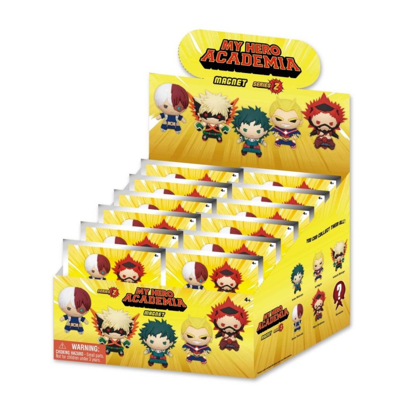 MHA - Series 2 - 3D Foam Magnets in blind bags (Display 12 Pcs) 