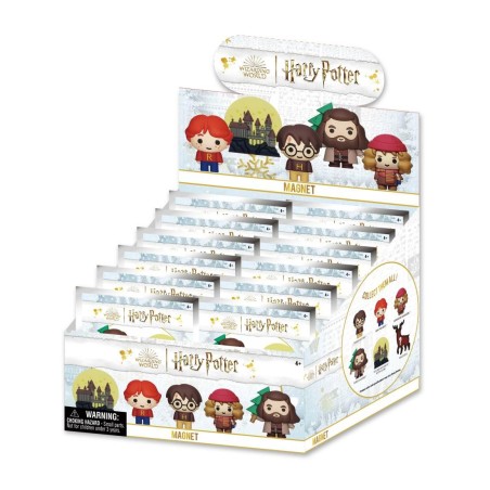 HARRY POTTER -Series 1 -3D Foam Magnets in blind bags (Display 12 Pcs) 