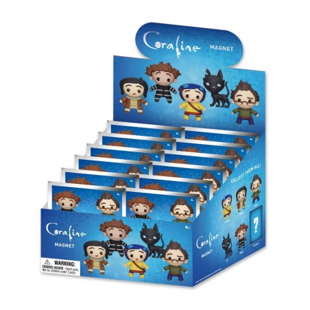 CORALINE - Series 1 - 3D Foam Magnets in blind bags (Display 12 Pcs) 