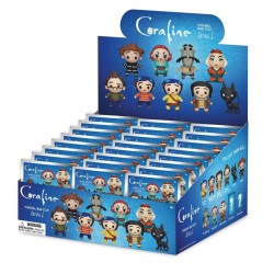 CORALINE - Series 1 - 3D Foam Bag Clip (Display 24 Pcs) 