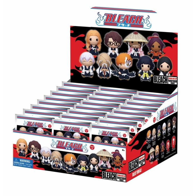 BLEACH - Series 2 - 3D Foam Bag Clip (Display 24 Pcs) 