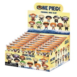 ONE PIECE - Series 1 - 3D Foam Bag Clip (Display 24 Pcs) 