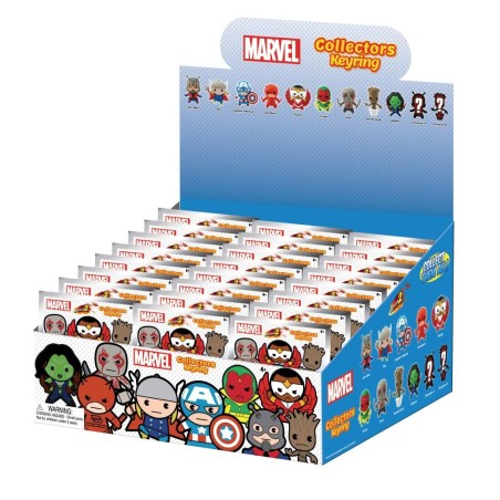 MARVEL - Series 2 - 3D Foam Bag Clip (Display 24 Pcs) 