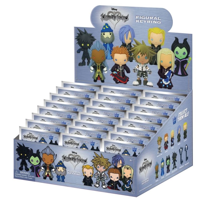 DISNEY KINGDOM HEARTS - Series 2 - 3D Foam Bag Clip (Display 24 Pcs) 