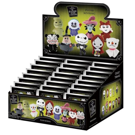 NIGHTMARE BEFORE CHRISTMAS - Plush Bag Clip (Display 24 Pcs) 