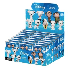 101 DALMATIANS - Series 33 - 3D Foam Bag Clip (Display 24 Pcs) 