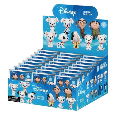 101 DALMATIANS - Series 33 - 3D Foam Bag Clip (Display 24 Pcs) 