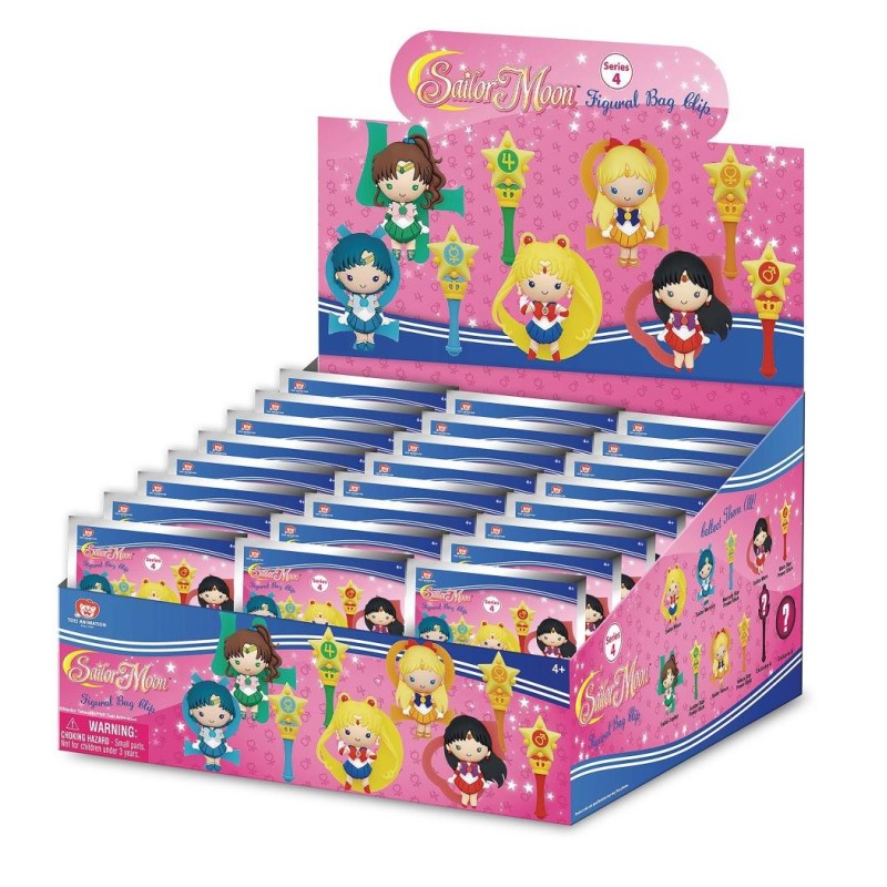 SAILOR MOON - Series 4 - 3D Foam Bag Clip (Display 24 Pcs) 