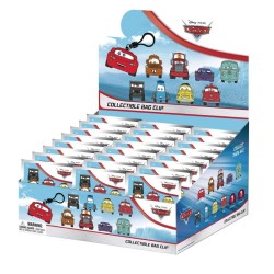 CARS - Series 1- 3D Foam Bag Clip (Display 24 Pcs) 