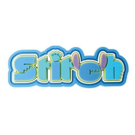 DISNEY - Stitch Logo - 3D foam collectible magnet 