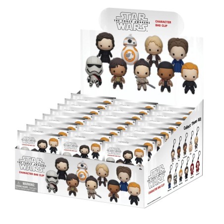 STAR WARS - 3D Foam Bag Clip (Display 24 Pcs) 