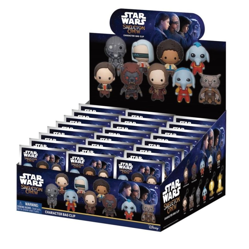STAR WARS - Skeleton Crew - 3D Foam Bag Clip (Display 24 Pcs) 