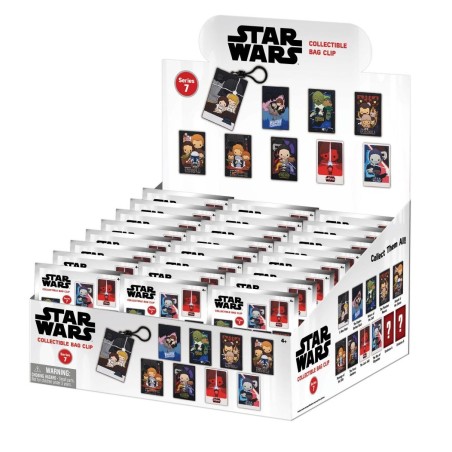 STAR WARS - Series 7 - 3D Foam Bag Clip (Display 24 Pcs) 