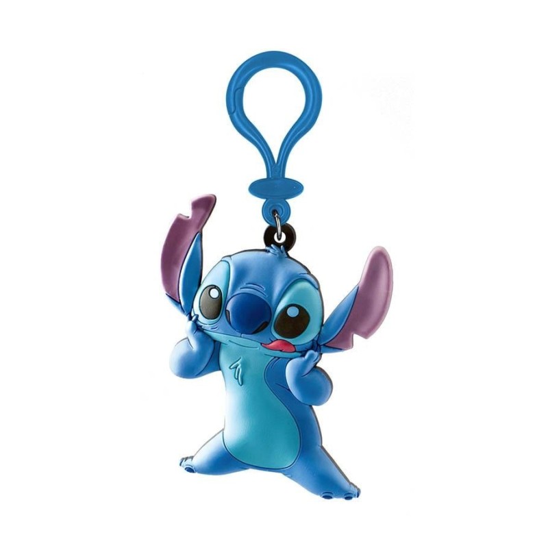 DISNEY - Stitch - Soft Touch Bagclip Keychain 