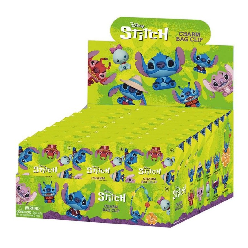 DISNEY - Stitch - Charm Bag Clip (Display 24 Pcs) 