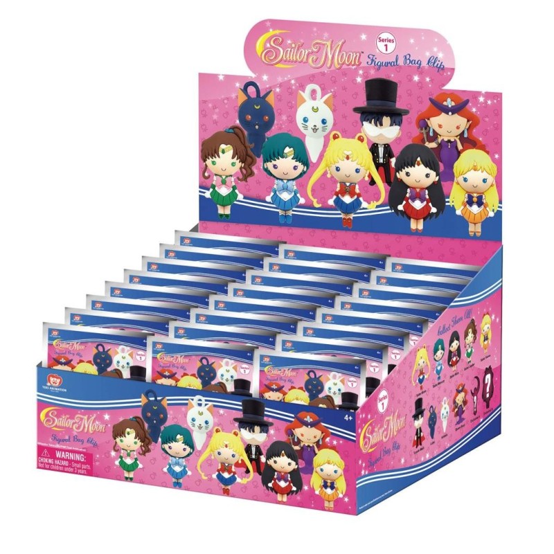 SAILOR MOON - Series 1 - 3D Foam Bag Clip (Display 24 Pcs) 
