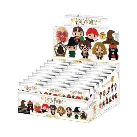 HARRY POTTER Serie 5 - 3D Foam Bag Clip (Display 24 Pcs) 