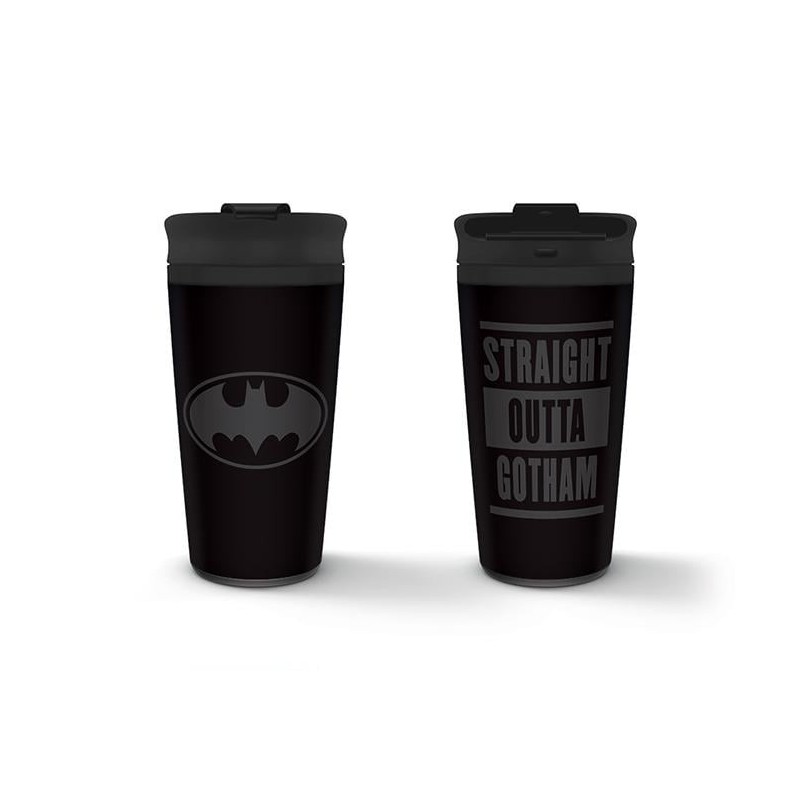 BATMAN - Metal Travel Mug 450 ml - Straight Outta Gotham 