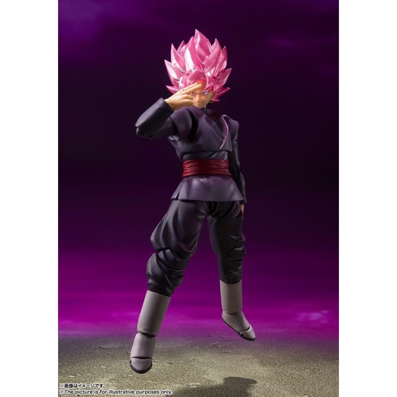 DRAGON BALL SUPER - SS Goku Black Rosé - Figurine S.H. Figuarts 14cm 