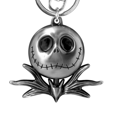 NIGHTMARE BEFORE CHRISTMAS - Jack Head - Metal Keychain 