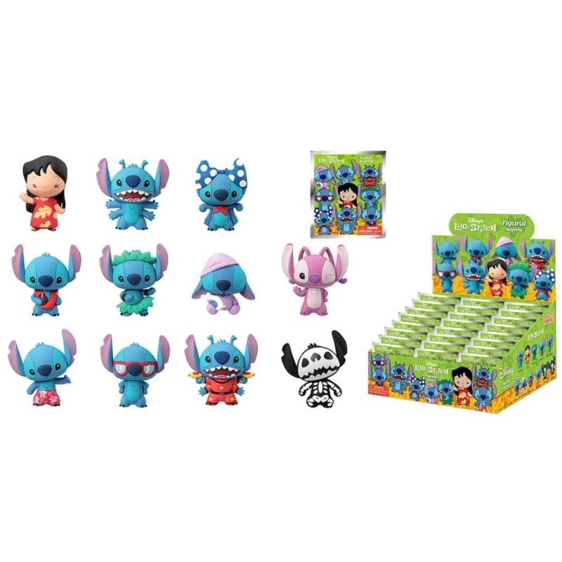 DISNEY - Stitch Series 1 - 3D Foam Bag Clip (Display 24 Pcs) 