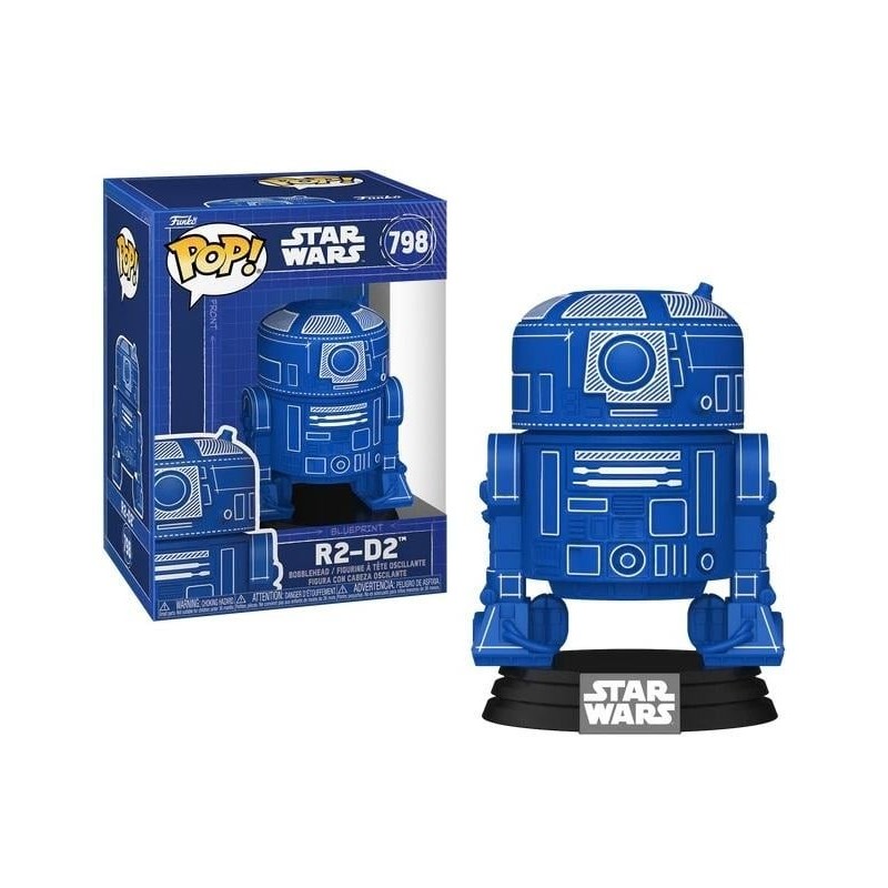 STAR WARS - POP N° 798 - R2-D2 (Blueprint) 