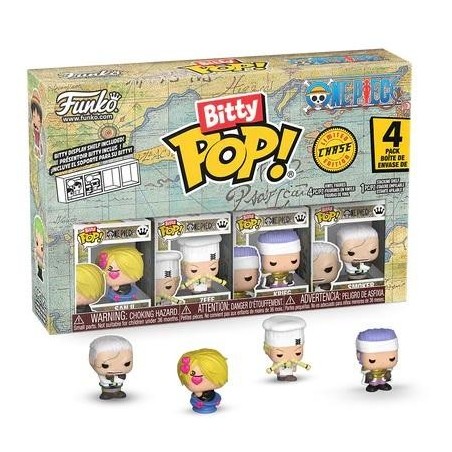 ONE PIECE - Bitty Pop 4 Pack 2.5cm - Sanji 
