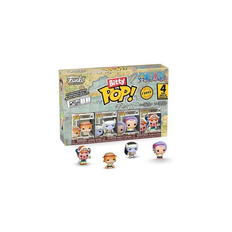 ONE PIECE - Bitty Pop 4 Pack 2.5cm - Nami 