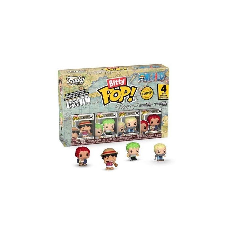 ONE PIECE - Bitty Pop 4 Pack 2.5cm - Luffy 