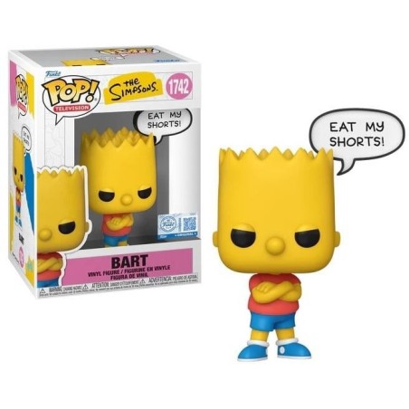 LES SIMPSONS - POP Sayings N° 1742 - Bart (Eat my shorts!) 