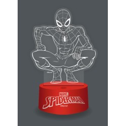 SPIDER-MAN - Lampe 3D RGB avec Télécommande
