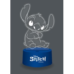 STITCH - Lampe 3D RGB avec Télécommande