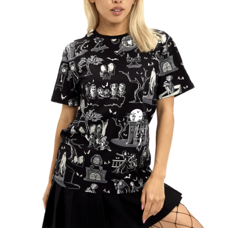 DISNEY - Haunted Mansion - T-Shirt Unisex Loungefly (S)
