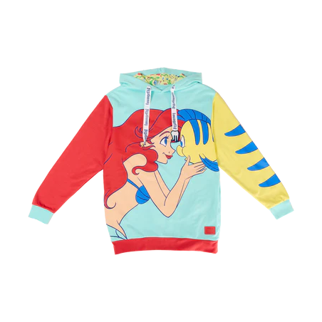 PETITE SIRENE 35 - Ariel et Polochon - Hoodie Unisex Loungefly (S)