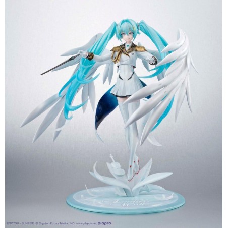 GUNDAM X HATSUNE MIKU - Lucra Miku x Wing Gundam Zero - Statuette 27cm 