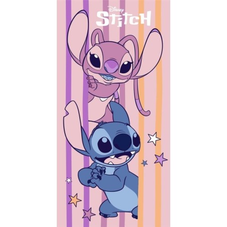LILO & STITCH - Stitch & Angel - Serviette de Plage 70x140cm 