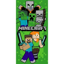 MINECRAFT - Serviette de Plage 70x140cm 